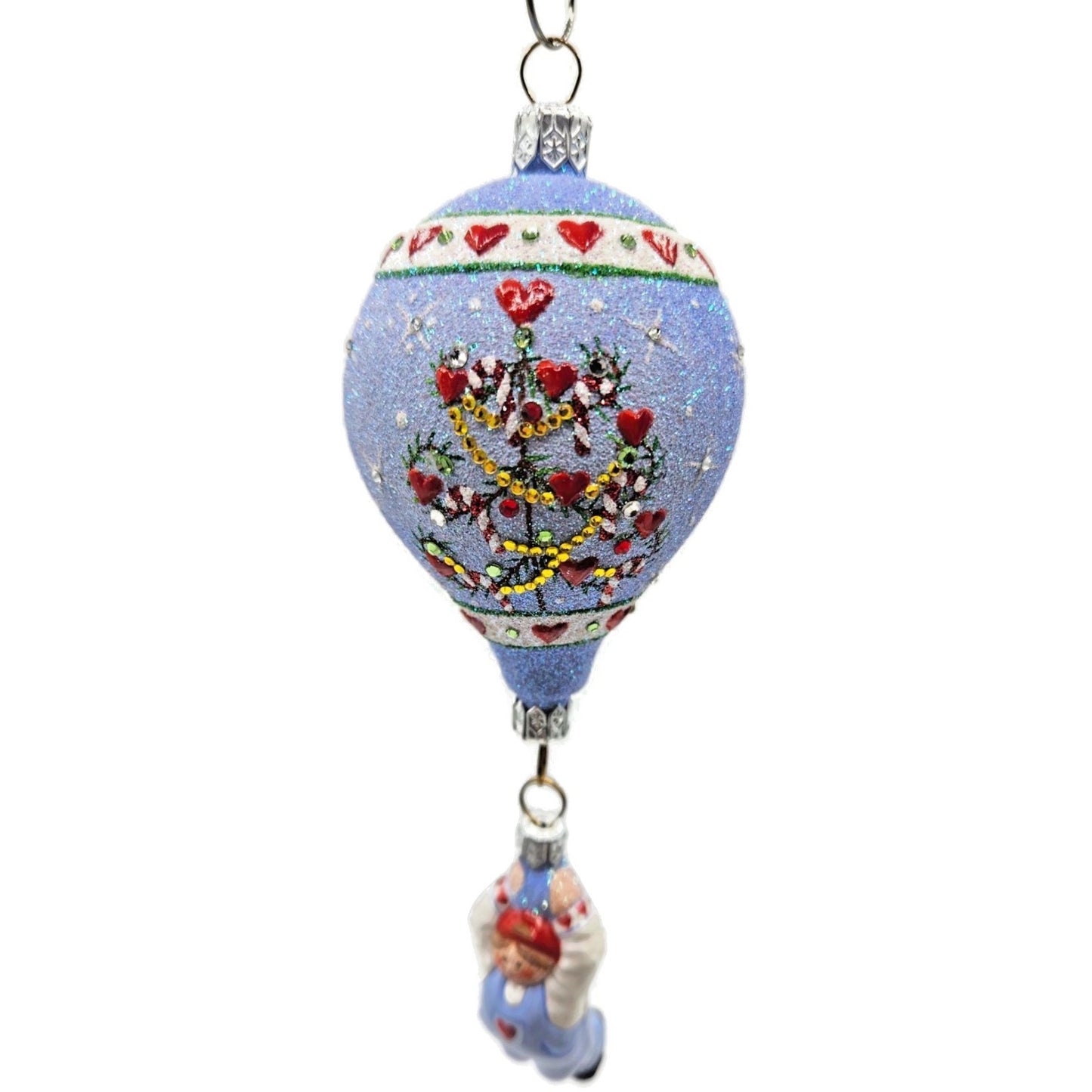 Patricia Breen Miniature Balloon Boy Candy Canes Hearts Christmas Tree Ornament
