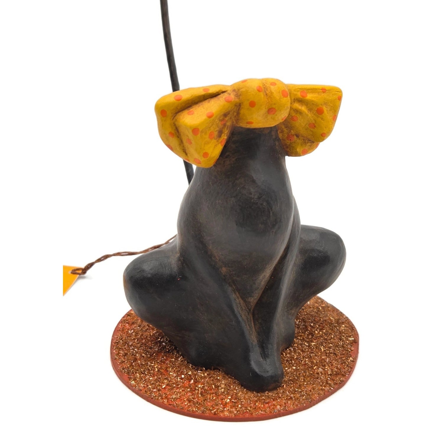 Rucus Studio Scott Smith Cat About Town Black Cat Ornament Holder Halloween 2002