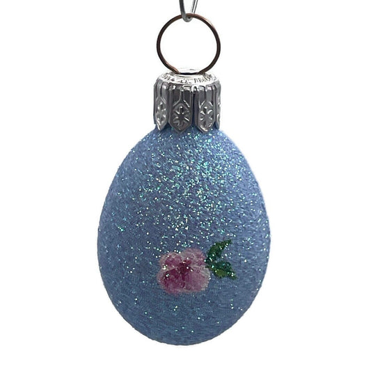 Patricia Breen Miniature Egg Rose Pink Easter Holiday Christmas Tree Ornament