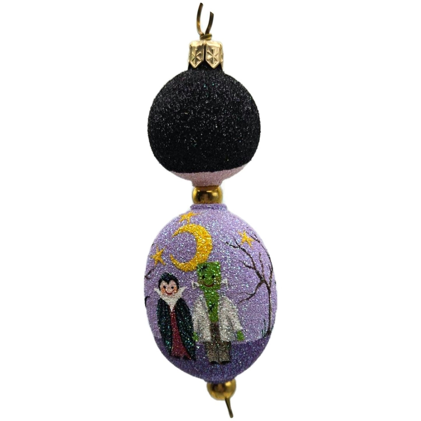 Patricia Breen Kinley Kinetics II The Count Moon Purple Halloween Ornament CATZ