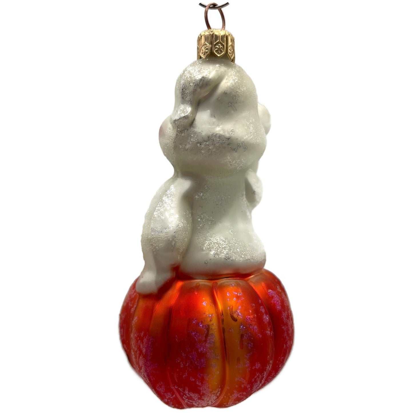 Christopher Radko Jack N Spook Ghost Pumpkin Bat Halloween Ornament 99-165-0