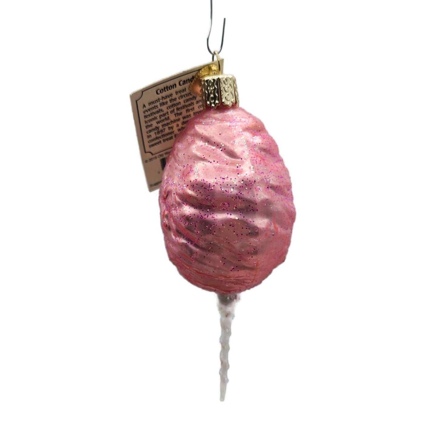 Old World Christmas Cotton Candy Pink Christmas Holiday Tree OWC 32408 Ornament