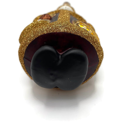 Patricia Breen Santa I: Partridge Pear Bordeaux 12 Days of Christmas Ornament