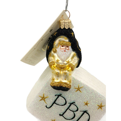 Patricia Breen Postcards from Portland Black Christmas Holiday Tree Ornament