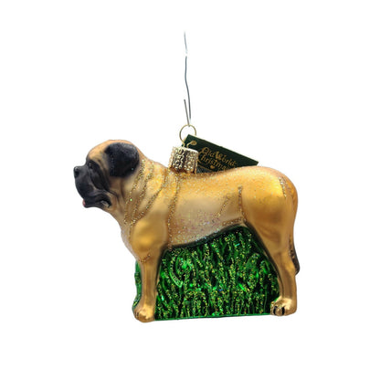 Old World Christmas English Mastiff Dog Christmas Holiday Tree Ornament