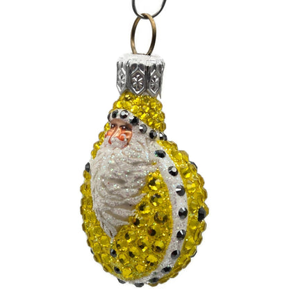 Patricia Breen Ladybug Noel Yellow Jeweled Polka Dots Spring Christmas Ornament