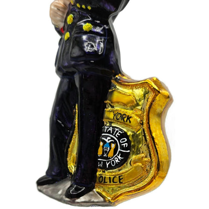 Christopher Radko America's Finest New York Police Patriotic Ornament 01-0947-0