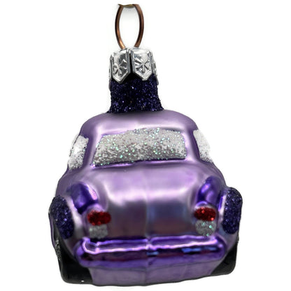 Patricia Breen Purple Car OOAK CO Christmas Ornament CATZ 9900CO