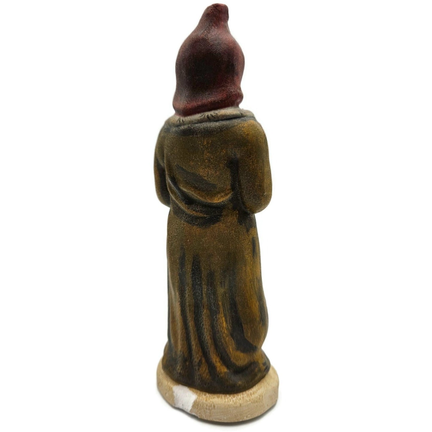 Vaillancourt Père Fouettard Cautionary Tale Chalkware Christmas Fok Art Figurine