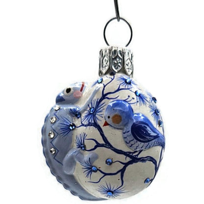 Patricia Breen Springtime Chameleon Blue Bird Spring Christmas Ornament