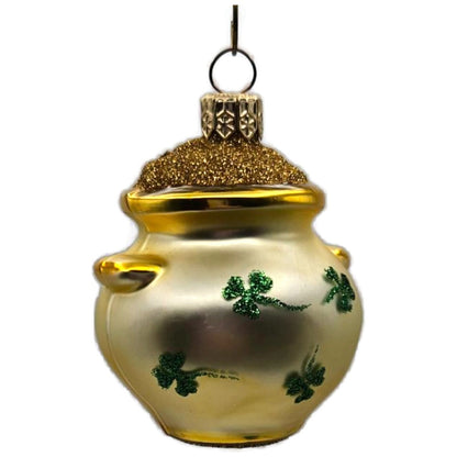 Patricia Breen A Walk In Dublin Pot Of Gold Shamrocks St. Patrick's Ornament CO