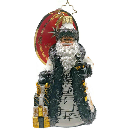 Christopher Radko Musical Merriment Santa Claus Gifts Christmas Decor Ornament