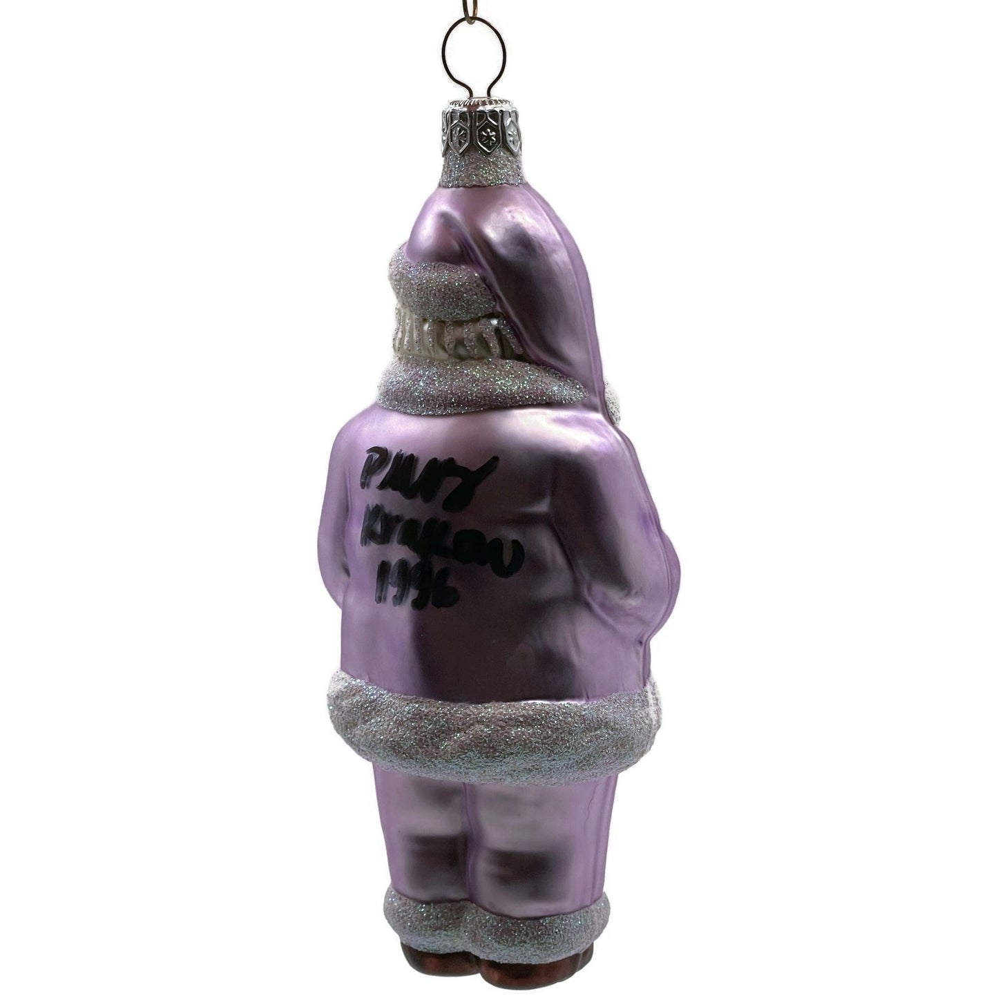 Patricia Breen A Snack for Rudolph Lavender Signed Carrots Christmas Ornament