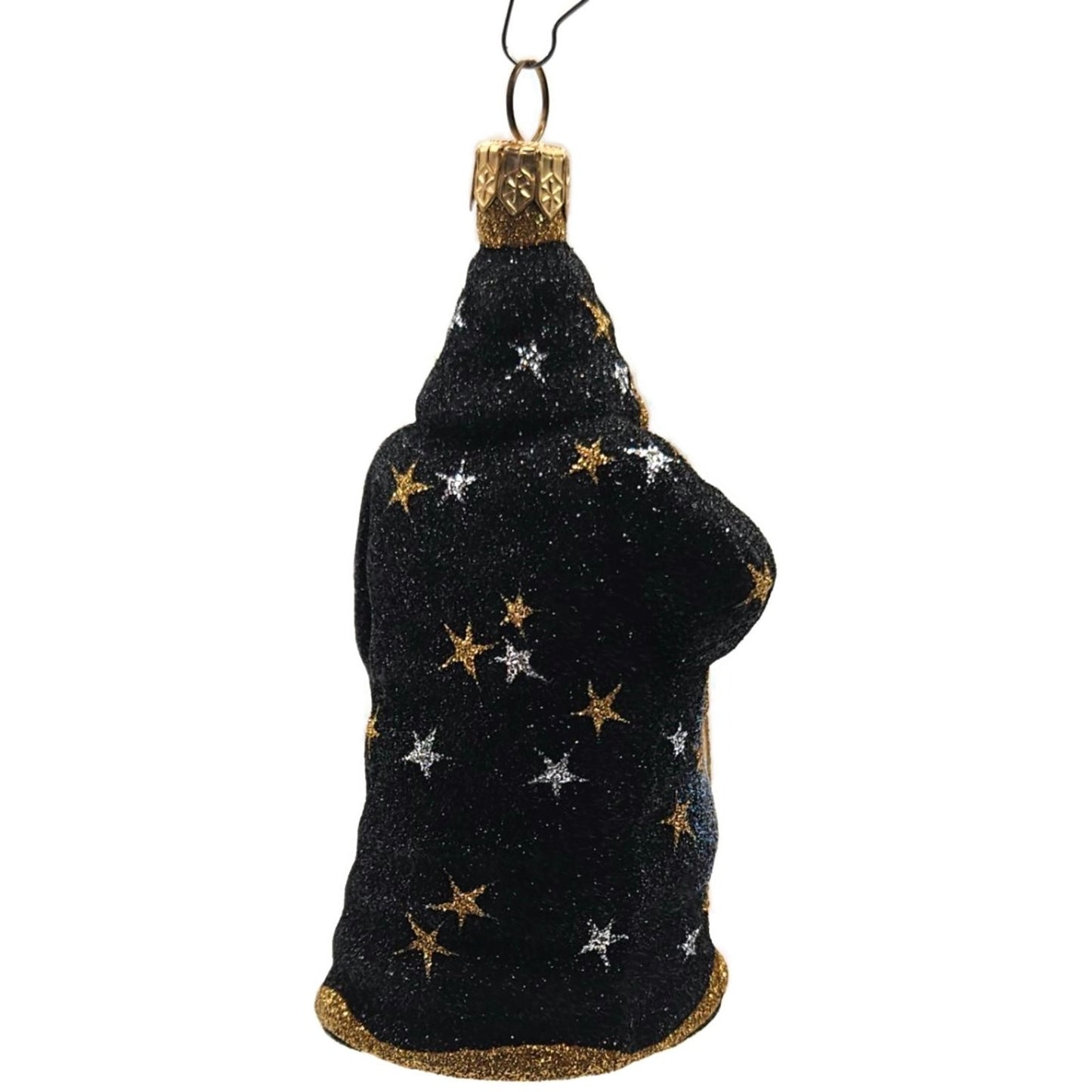 Patricia Breen One If By Land Two If By Sea Black Stars Christmas Tree Ornament