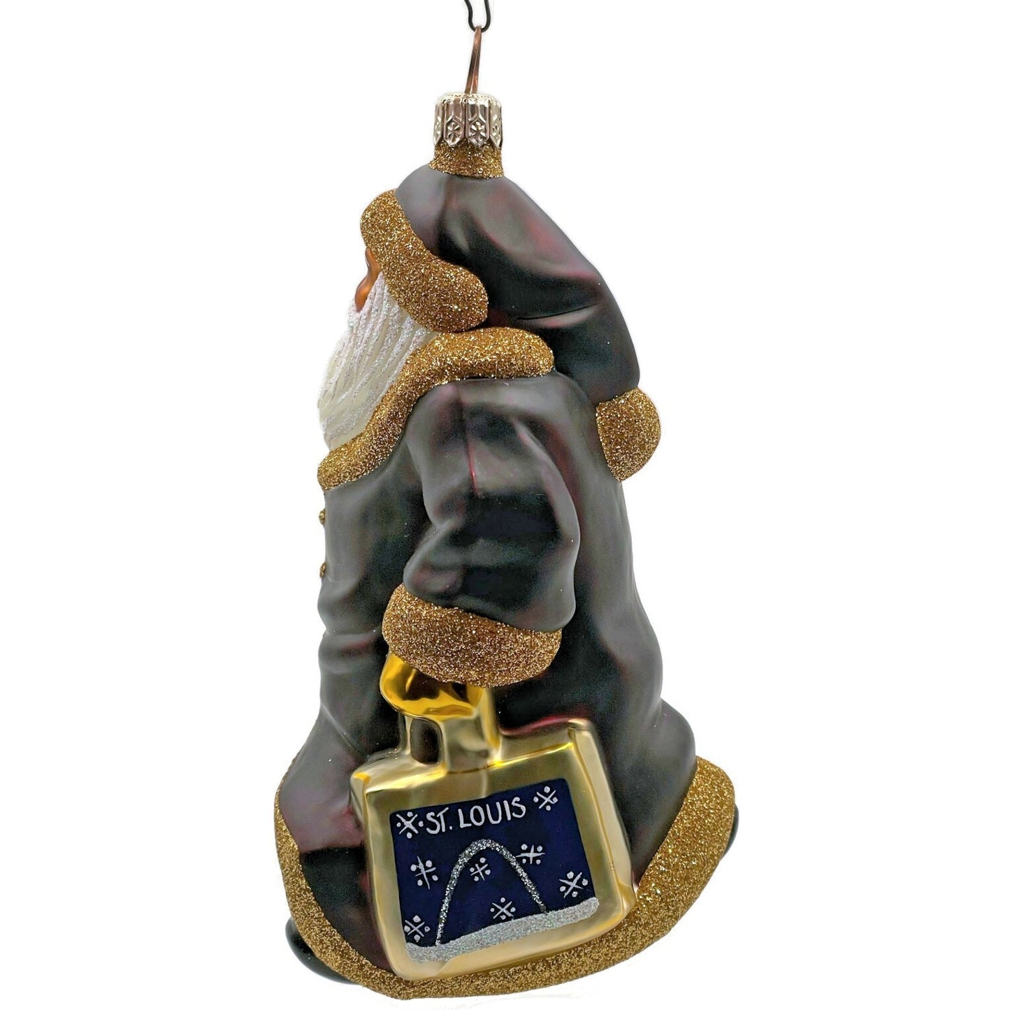 Patricia Breen City Santa Claus Bordeaux Ethnic St. Louis Christmas Ornament
