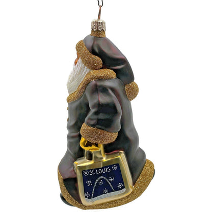 Patricia Breen City Santa Claus Bordeaux Ethnic St. Louis Christmas Ornament