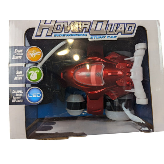Mindscope Hover Quad Sidewinding Stunt Car Remote Control LED Lights Red NEW