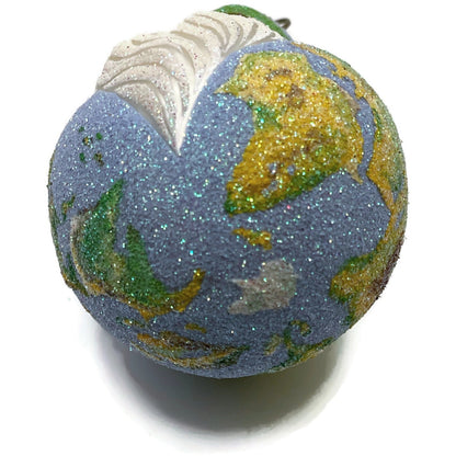 Patricia Breen Miniature Santa du Monde Globe Earth Christmas Tree Ornament