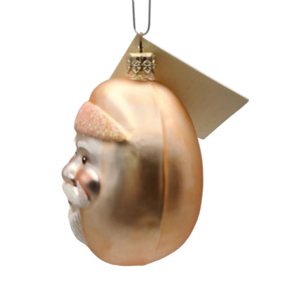 Patricia Breen Jelly Bean Santa Claus Peach Matte Easter Christmas Tree Ornament