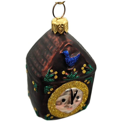 Patricia Breen Hickory Dickory Clock Brown Bird Christmas Holiday Ornament 9611B