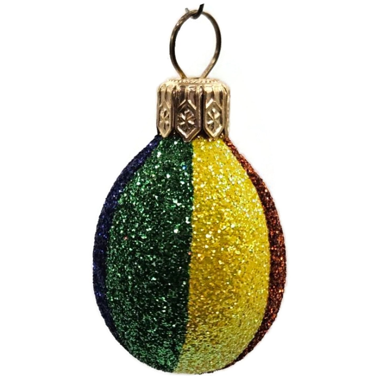 Patricia Breen Miniature Egg Rainbow Shines Easter Purple Christmas Ornament