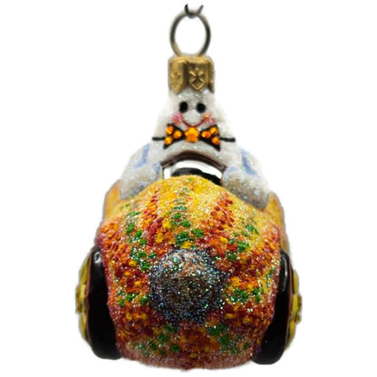 Patricia Breen Halloween Hybrid Orange Gourd Ghost Glass Christmas Ornament 3011