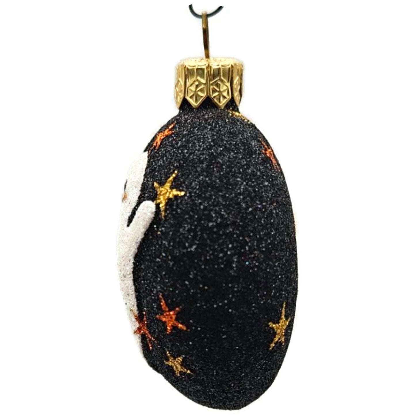 Patricia Breen Halloween Ghostly Medallion Pumpkin StarsBlack Christmas Ornament