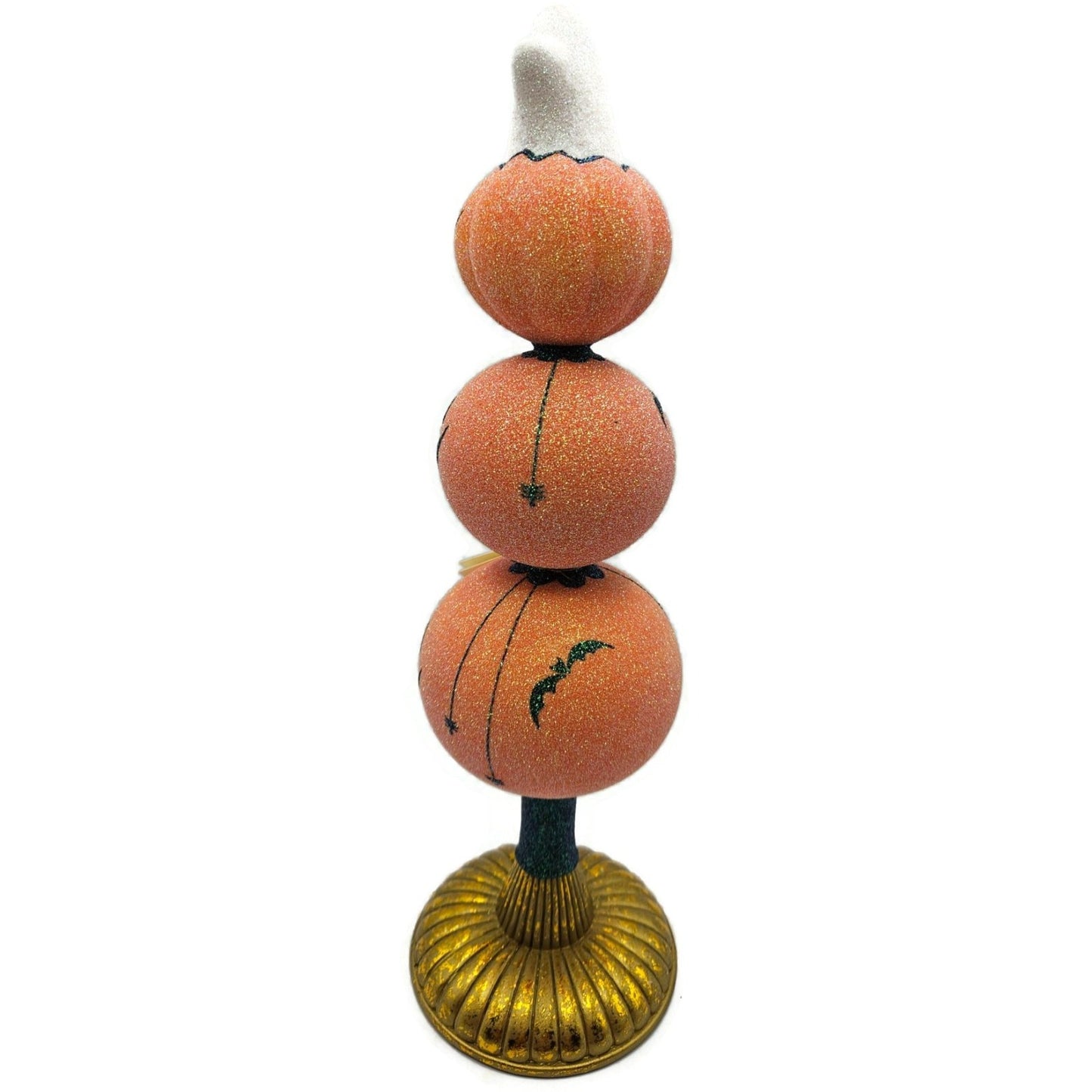 Patricia Breen Ghostly Finial Bats Spiders Jack-O-Lantern Halloween Tree Topper