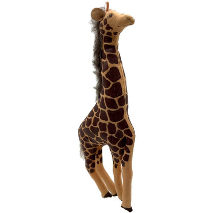 Gladys Boalt Giraffe Zoo Animal Handmade Fabric Signed Christmas Tree Ornament