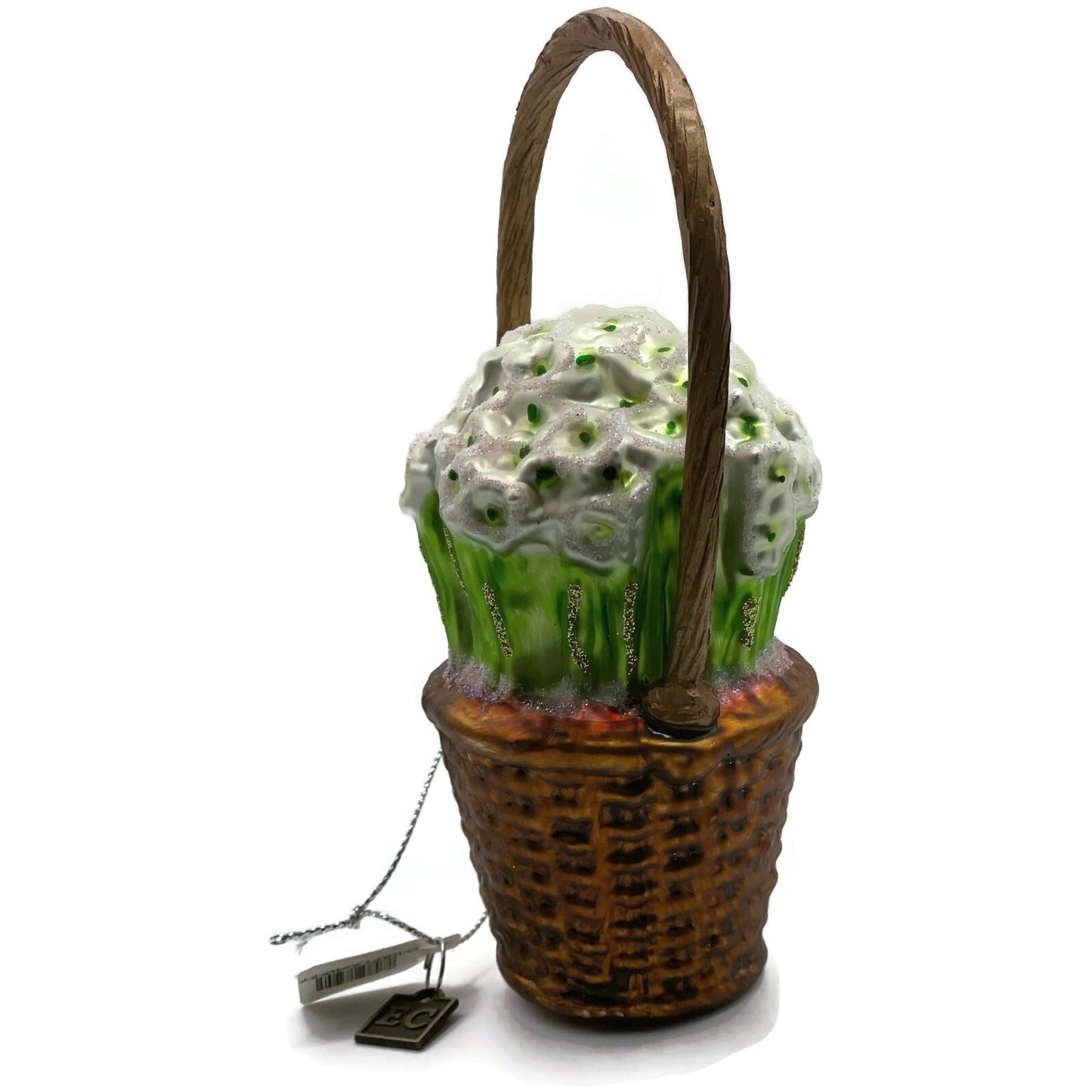 Basket of Paperwhites Spring Garden Flower Christmas Tree Ornament Eric Cortina