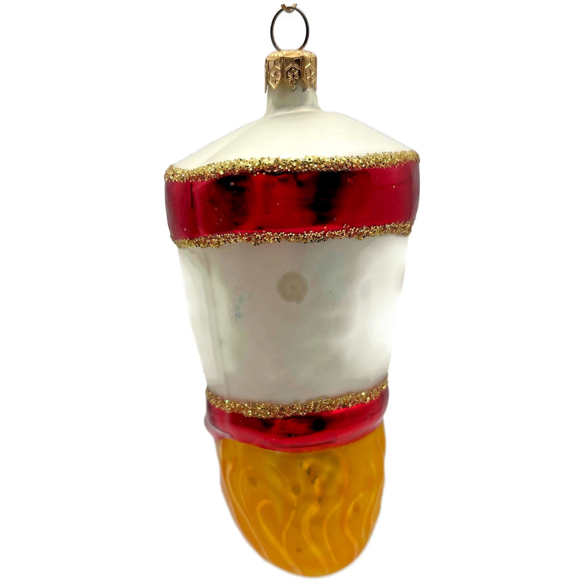 Christopher Radko Drum Major Bloomies Glass Christmas Tree Ornament 95-066-B