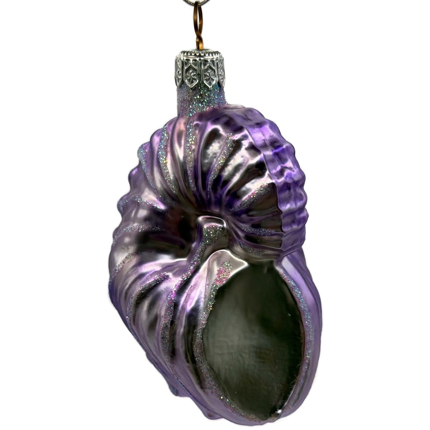 Patricia Breen A Walk on the Beach Lavender Shell Summer Nautical Ornament 9750