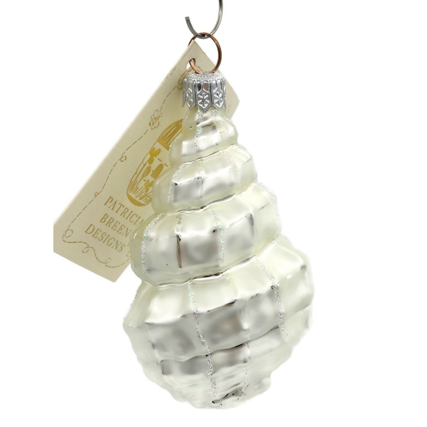 Patricia Breen Erics Shell Pearl Summer Aquatic Nautical Ocean Seashell Ornament