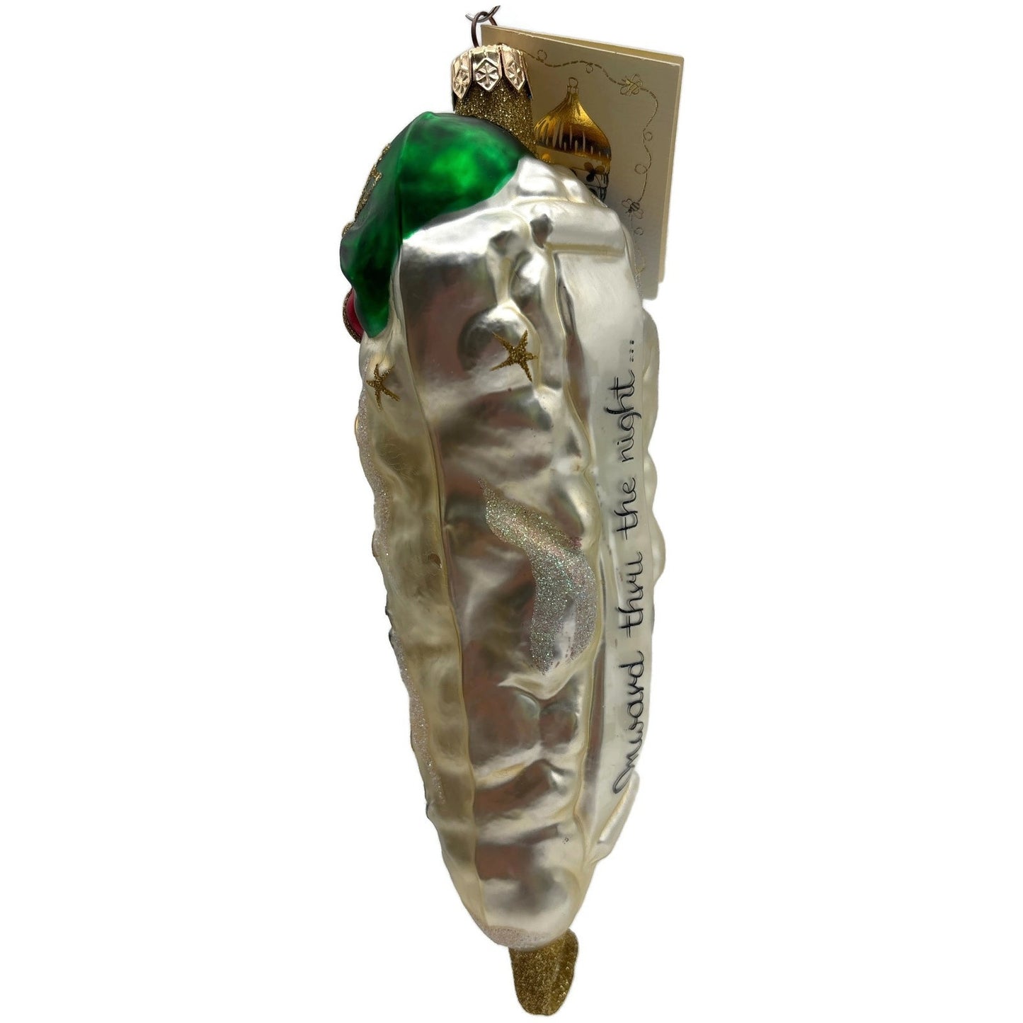 Patricia Breen Onward Through the Night Santa Reindeer Christmas Ornament NM