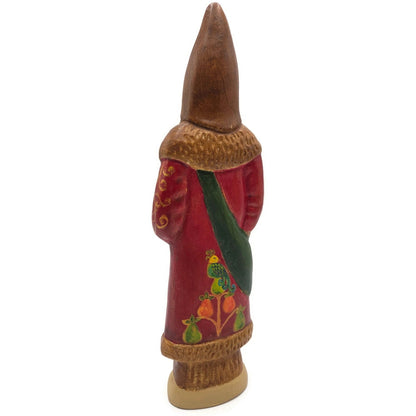 Bittersweet House Chalkware Belsnickel Partridge in Pear Tree Folk Art Figurine