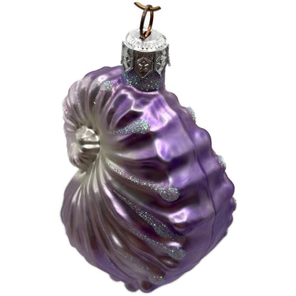 Patricia Breen A Walk On The Beach Lavender Shell Summer Christmas Tree Ornament