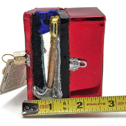OWC Tool Box Hammer Red Christmas Tree Ornament Old World Christmas