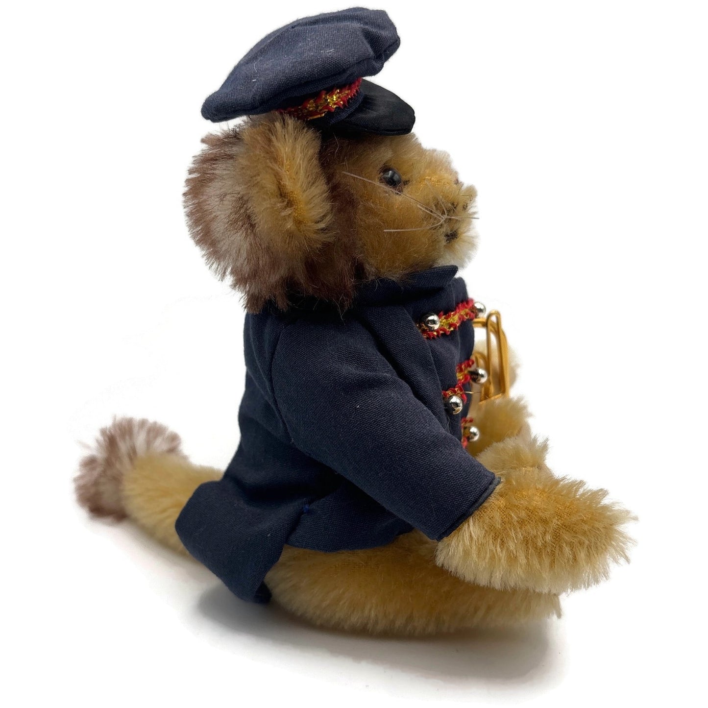 Steiff Golden Age Circus Lion Bandsman Trumpet Teddy Bear Limited Edition Box