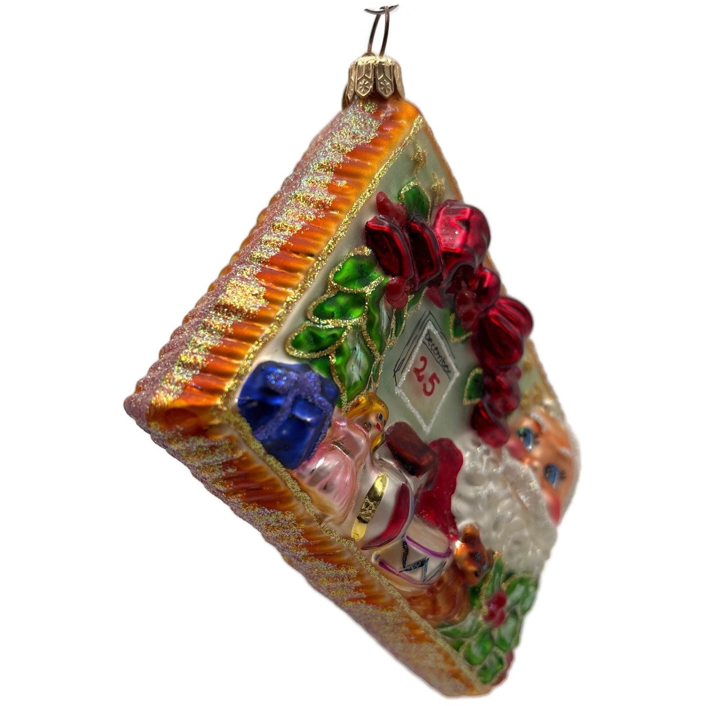 Christopher Radko Season's Greetings Santa Claus Christmas Ornament 00-068-0