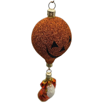 Patricia Breen Into The Blue Pumpkin Orange Santa Halloween Christmas Ornament