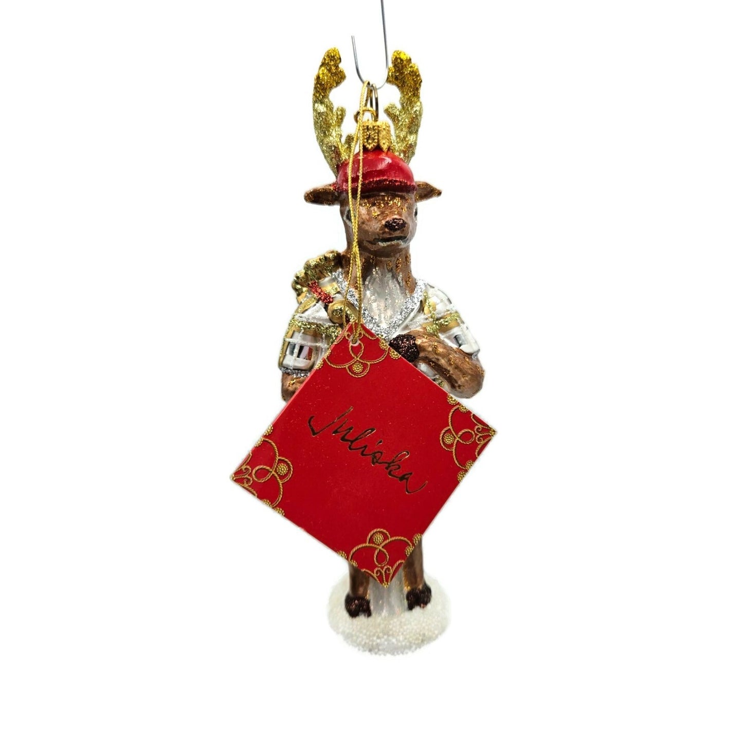 Juliska Country Estate Reindeer Games Cupid Archery Christmas Tree Ornament