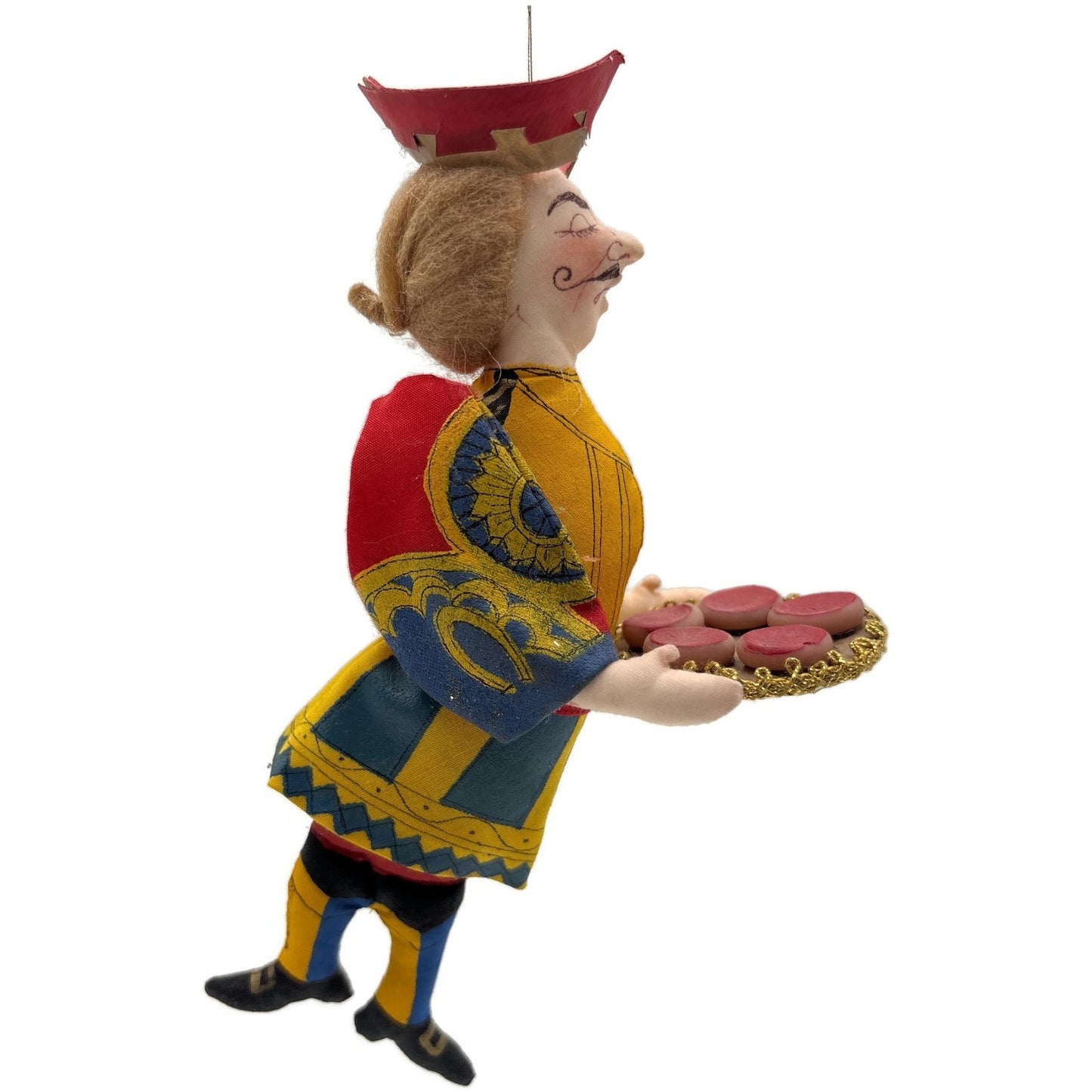 Gladys Boalt Knave of Hearts Alice in Wonderland Signed Christmas Tree Ornament