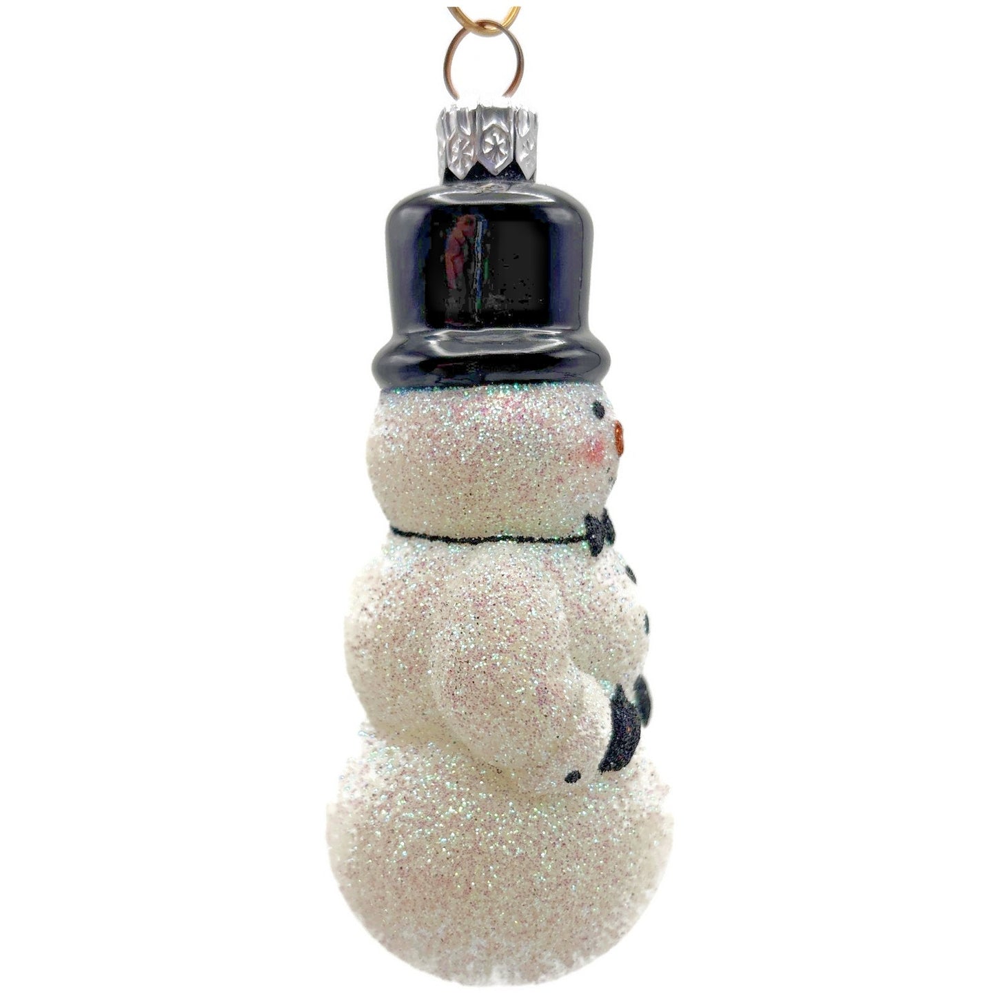 Patricia Breen Classic Snowman Black Hat Bow Tie Mittens Christmas Tree Ornament