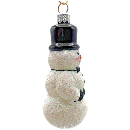 Patricia Breen Classic Snowman Black Hat Bow Tie Mittens Christmas Tree Ornament
