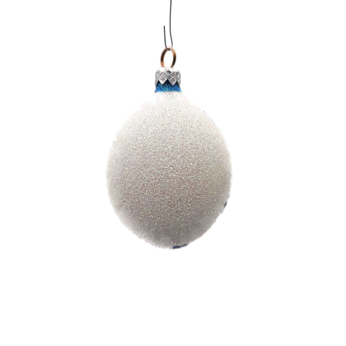 Patricia Breen Remembrance Egg 2001 Forget Me Not Spring Christmas Ornament 2100