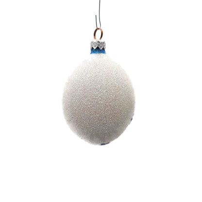 Patricia Breen Remembrance Egg 2001 Forget Me Not Spring Christmas Tree Ornament