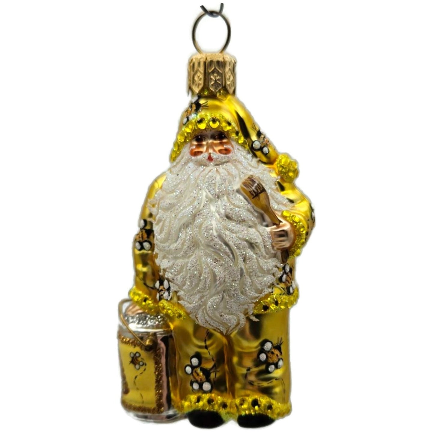 Patricia Breen Toys To Paint Bee Gold Spring Mini Christmas Tree Ornament CATZ