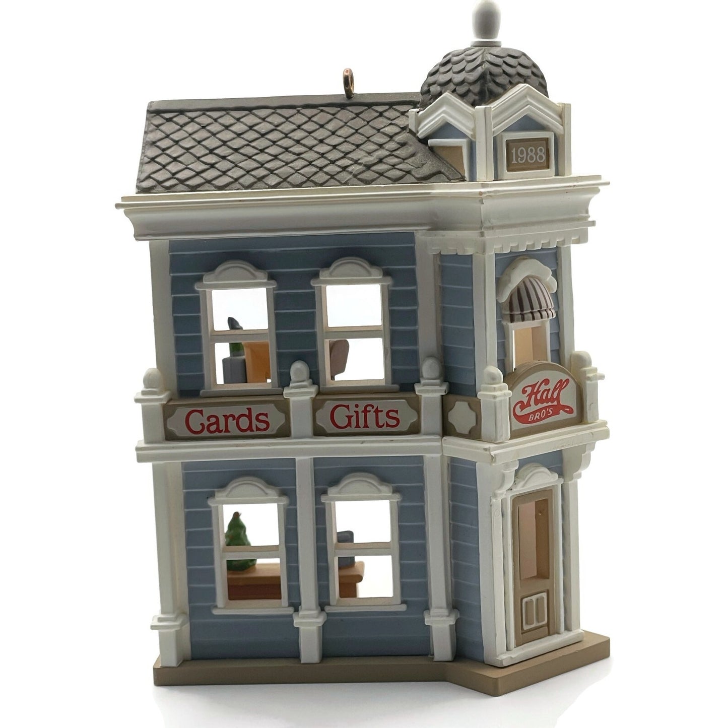 Hallmark Hall Brothers Card Shop Village Nostalgic Christmas Keepsake Ornament