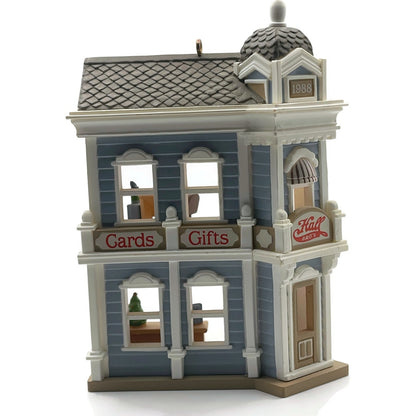 Hallmark Hall Brothers Card Shop Village Nostalgic Christmas Keepsake Ornament