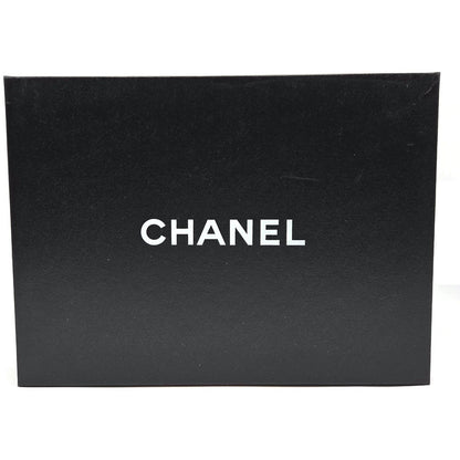 Chanel 14B Lace Up Sneakers White Black Cap Toe CC Logo Womens Size 41 New